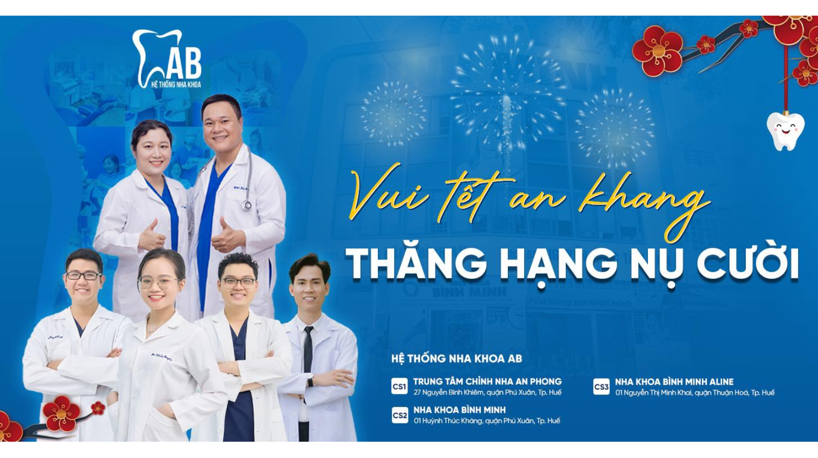 Chúc mừng năm mới 2025 cùng Hệ thống Nha khoa AB