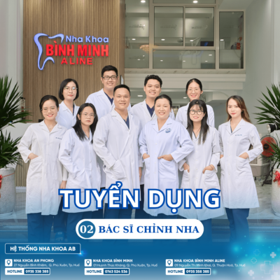 Tuyển dụng 02 bác sĩ chỉnh nha 